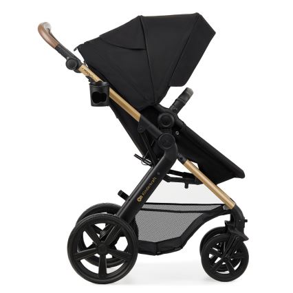 KINDERKRAFT - Kombi-Kinderwagen 3in1 MOOV 2 Pure schwarz + Kindersitz MINK PRO