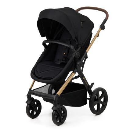 KINDERKRAFT - Kombi-Kinderwagen 3in1 MOOV 2 Pure schwarz + Kindersitz MINK PRO