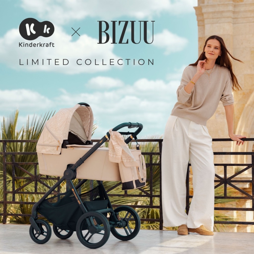 KINDERKRAFT - Kombikinderwagen 2-in-1 NEA 2 Dune Whisper Bizuu