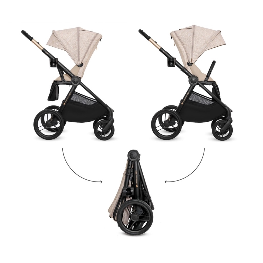 KINDERKRAFT - Kombikinderwagen 2-in-1 NEA 2 Dune Whisper Bizuu