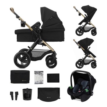 KINDERKRAFT - Kombinierter 3-in-1-Kinderwagen MOOV 2 XL Air Black