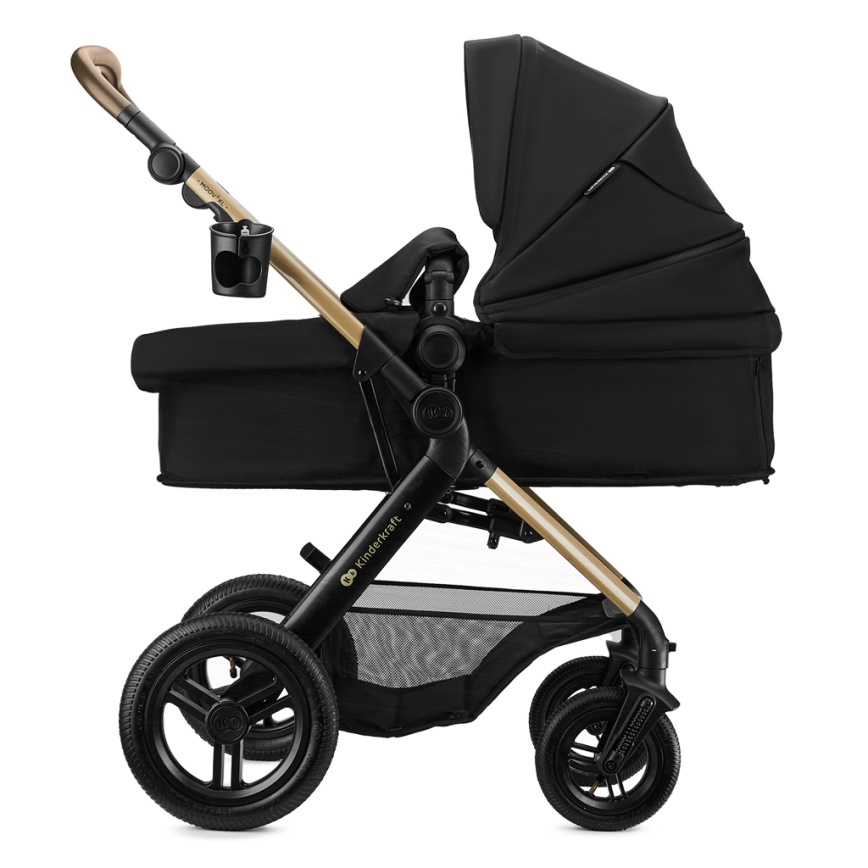 KINDERKRAFT - Kombinierter 3-in-1-Kinderwagen MOOV 2 XL Air Black