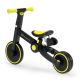 KINDERKRAFT - Laufrad für Kinder 3in1 4TRIKE gelb/schwarz