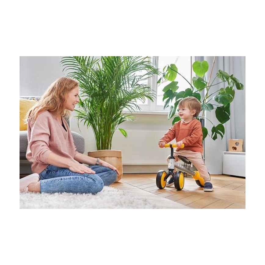 KINDERKRAFT - Laufrad für Kinder MINI CUTIE gelb