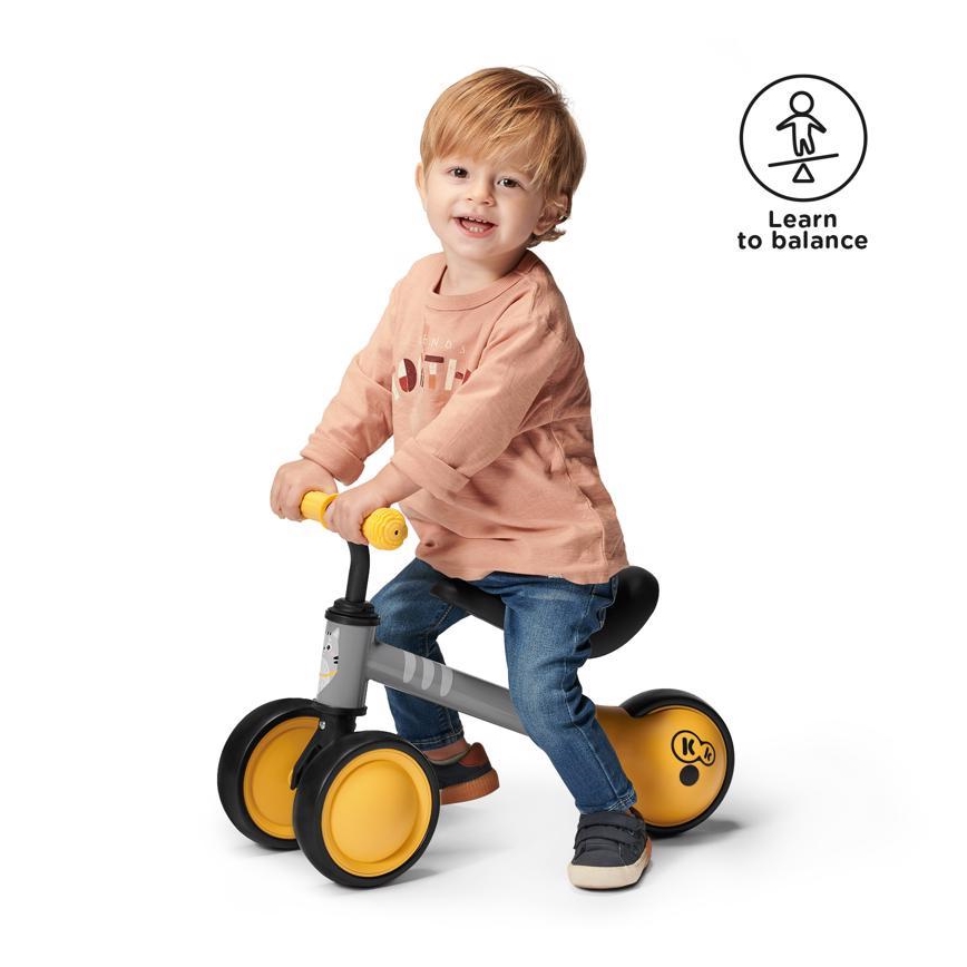 KINDERKRAFT - Laufrad für Kinder MINI CUTIE gelb
