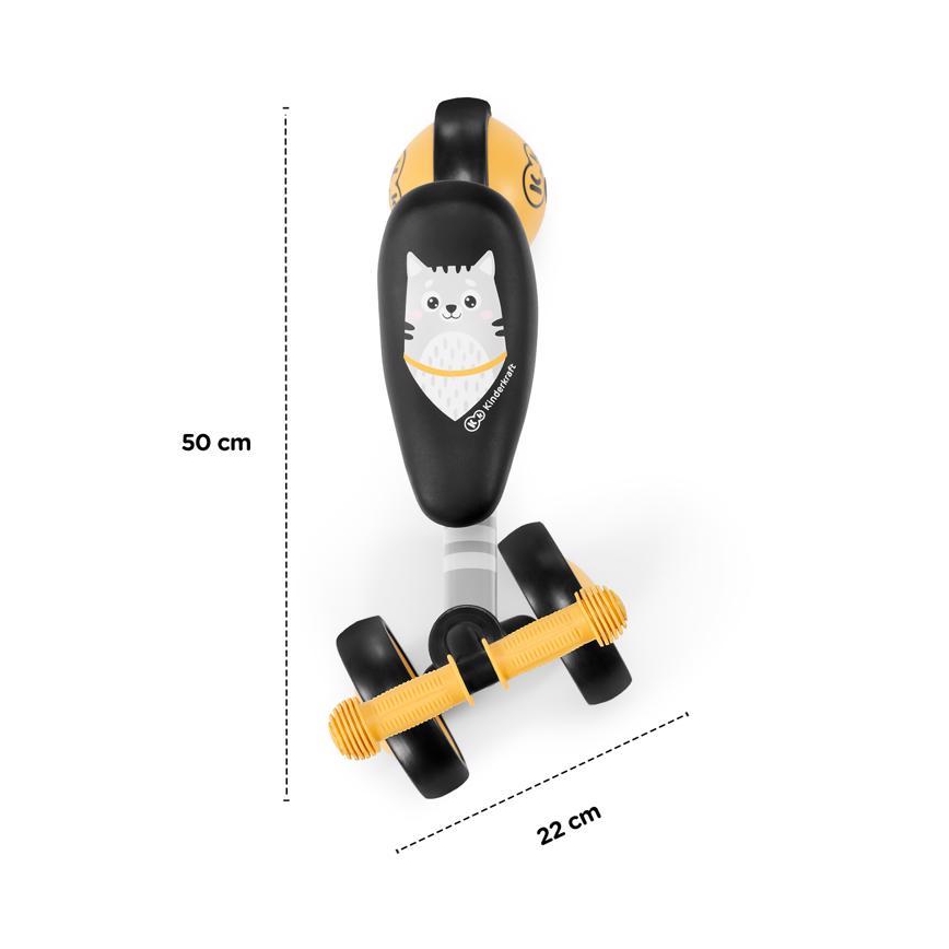 KINDERKRAFT - Laufrad für Kinder MINI CUTIE gelb