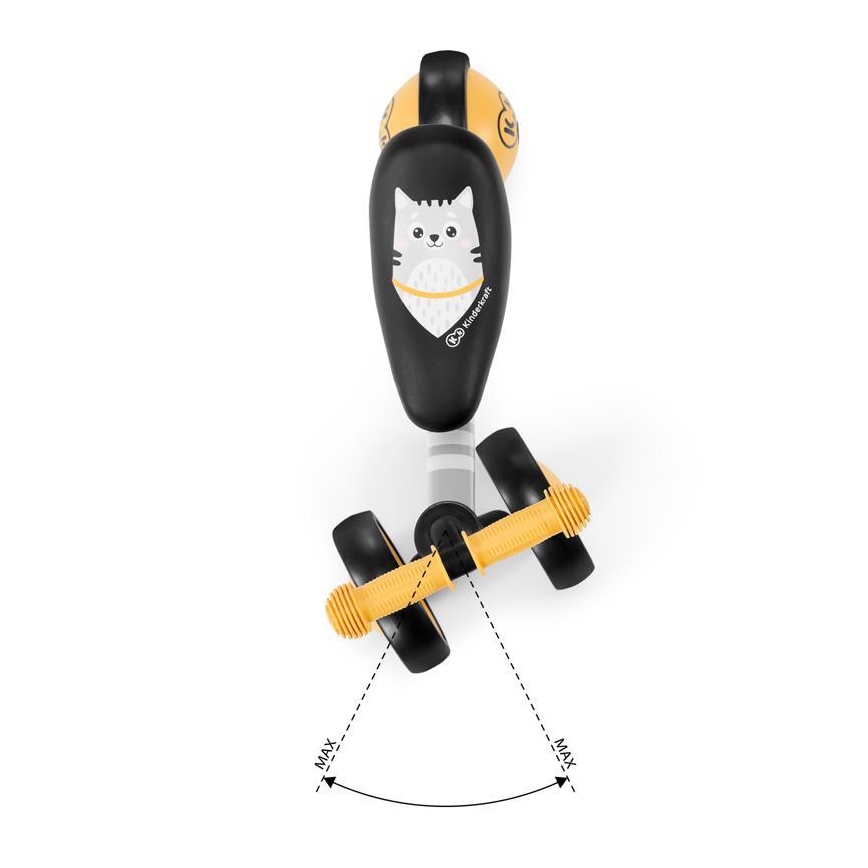 KINDERKRAFT - Laufrad für Kinder MINI CUTIE gelb