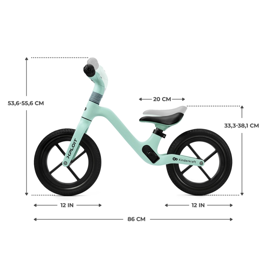 KINDERKRAFT - Laufrad XPLOIT Turquoise