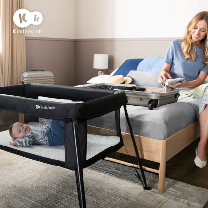 KINDERKRAFT - Reisebett 3-in-1 CAMI schwarz