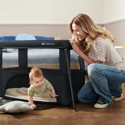 KINDERKRAFT - Reisebett CAMI schwarz