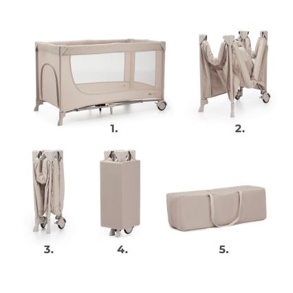 KINDERKRAFT - Reisebettchen JOY 2 beige