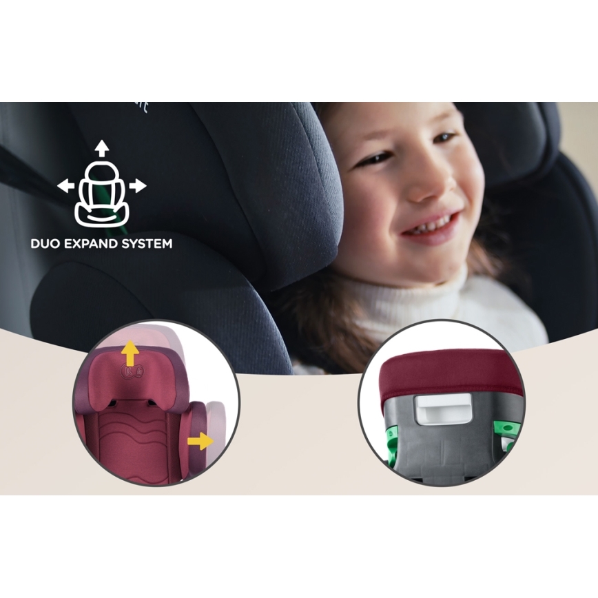 KINDERKRAFT SELECT - Auto-Kindersitz XPAND 2 i-Size (100-150 cm) Premium Cherry pearl