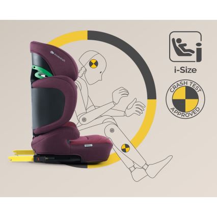 KINDERKRAFT SELECT - Auto-Kindersitz XPAND 2 i-Size (100-150 cm) Premium Cherry pearl