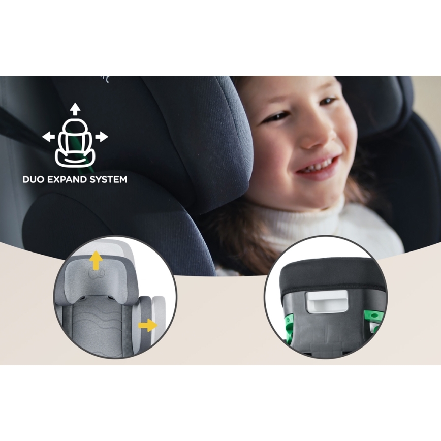 KINDERKRAFT SELECT - Auto-Kindersitz XPAND 2 i-Size (100-150 cm) Premium Rakete grau