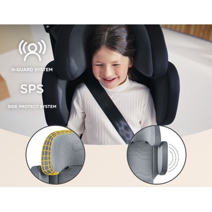 KINDERKRAFT SELECT - Auto-Kindersitz XPAND 2 i-Size (100-150 cm) Premium Rakete grau
