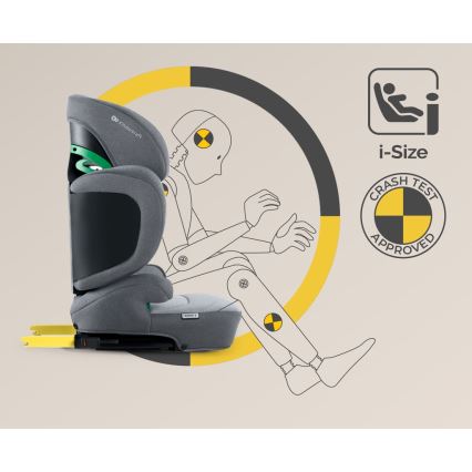 KINDERKRAFT SELECT - Auto-Kindersitz XPAND 2 i-Size (100-150 cm) Premium Rakete grau