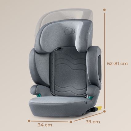 KINDERKRAFT SELECT - Auto-Kindersitz XPAND 2 i-Size (100-150 cm) Premium Rakete grau