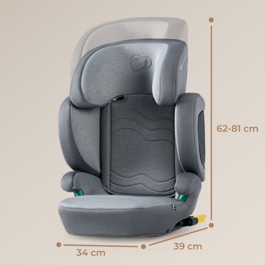 KINDERKRAFT SELECT - Auto-Kindersitz XPAND 2 i-Size (100-150 cm) Premium Rakete grau