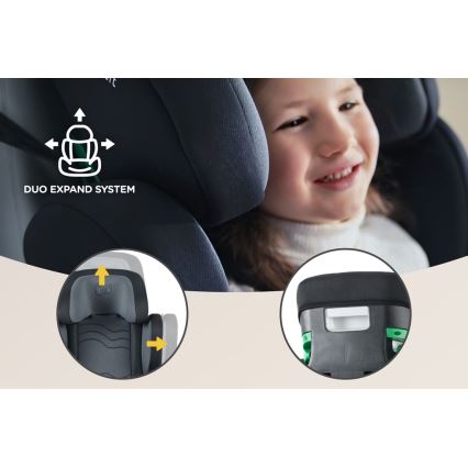 KINDERKRAFT SELECT - Auto-Kindersitz XPAND 2 i-Size (100-150cm) Premium Graphite schwarz