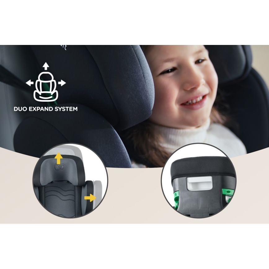 KINDERKRAFT SELECT - Auto-Kindersitz XPAND 2 i-Size (100-150cm) Premium Graphite schwarz