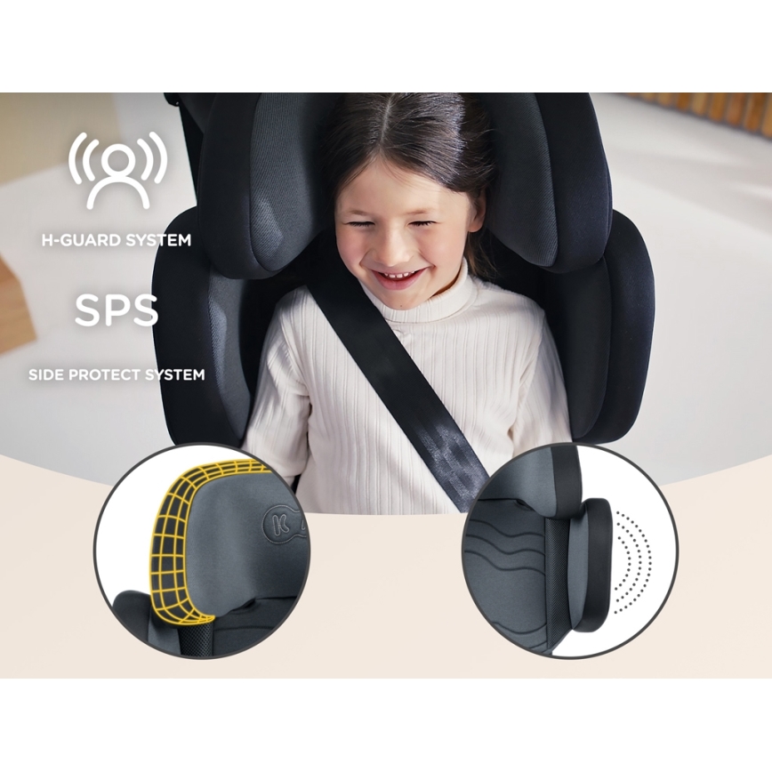 KINDERKRAFT SELECT - Auto-Kindersitz XPAND 2 i-Size (100-150cm) Premium Graphite schwarz