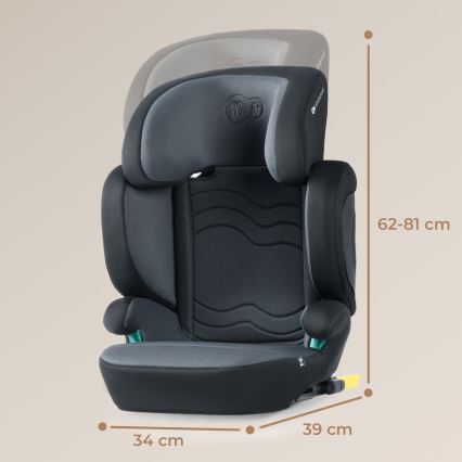 KINDERKRAFT SELECT - Auto-Kindersitz XPAND 2 i-Size (100-150cm) Premium Graphite schwarz