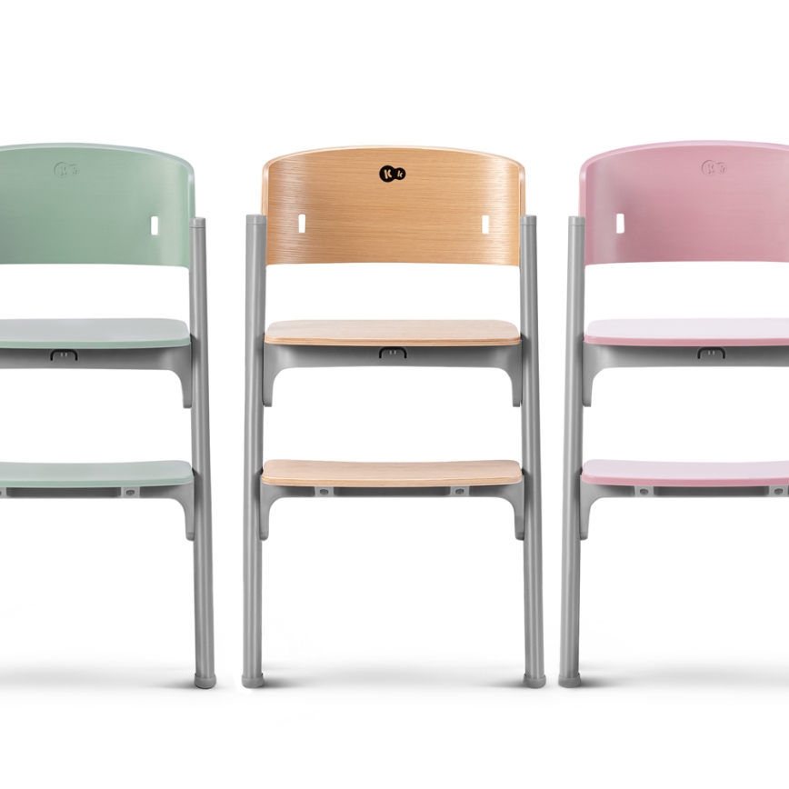 KINDERKRAFT SELECT - Esstischstuhl für Kinder 3in1 LIVY Premium Aster rosa