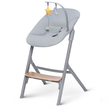 KINDERKRAFT SELECT - Esstischstuhl für Kinder 3in1 LIVY Premium Eiche + Liege CALMEE