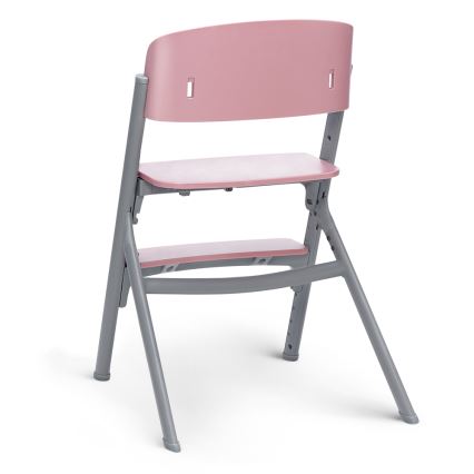 KINDERKRAFT SELECT - Esstischstuhl für Kinder 3in1 LIVY Premium Aster rosa + Liege CALMEE