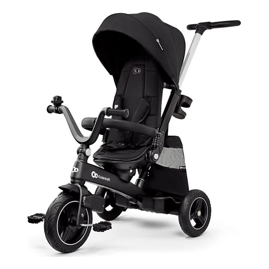 KINDERKRAFT SELECT - Kinder-Dreirad 5in1 EASYTWIST Premium schwarz
