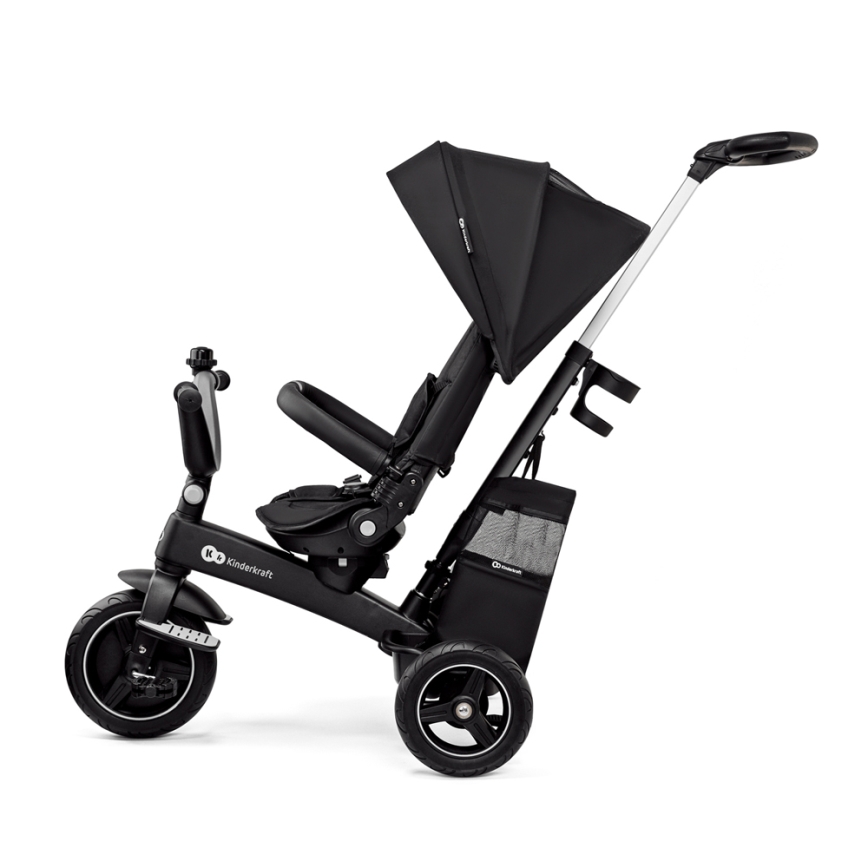 KINDERKRAFT SELECT - Kinder-Dreirad 5in1 EASYTWIST Premium schwarz