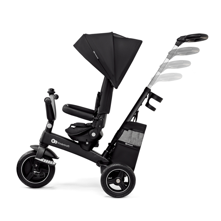 KINDERKRAFT SELECT - Kinder-Dreirad 5in1 EASYTWIST Premium schwarz
