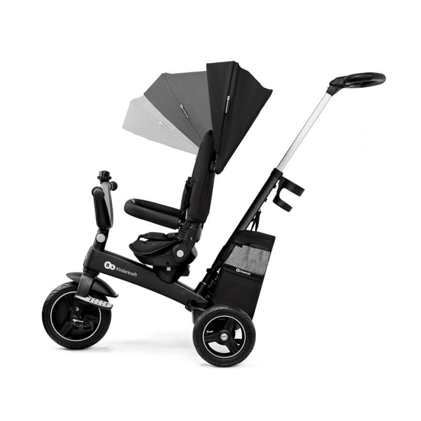 KINDERKRAFT SELECT - Kinder-Dreirad 5in1 EASYTWIST Premium schwarz