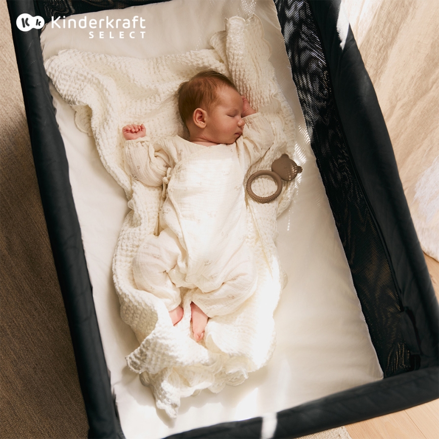 KINDERKRAFT SELECT - Kinder-Reisebett MOON DREAM schwarz