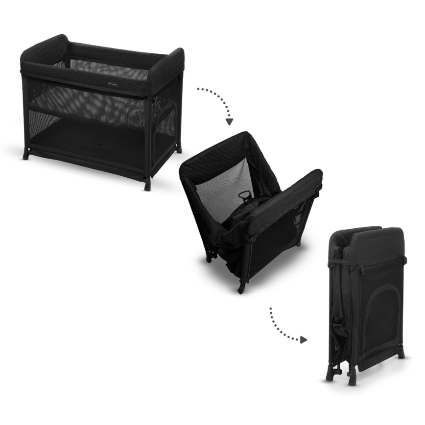 KINDERKRAFT SELECT - Kinder-Reisebett MOON DREAM schwarz