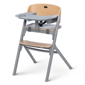 KINDERKRAFT SELECT - Kinderhochstuhl 3-in-1 LIVY Premium Eiche