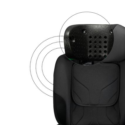 KINDERKRAFT SELECT - Kindersitz I-FIX (40-150 cm) Graphit-Schwarz