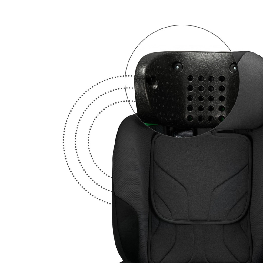 KINDERKRAFT SELECT - Kindersitz mit drehbarer I-FIX-Basis (40-150 cm) Graphit-Schwarz