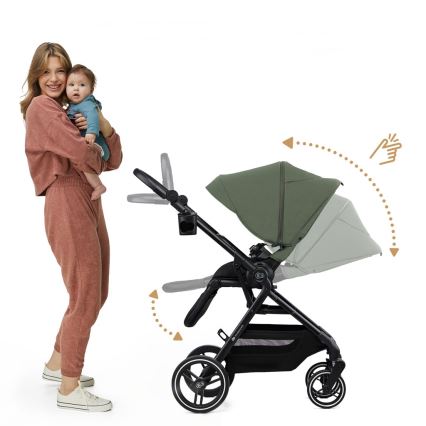 KINDERKRAFT SELECT - Kinderwagen 2in1 YOXI Mystic grün