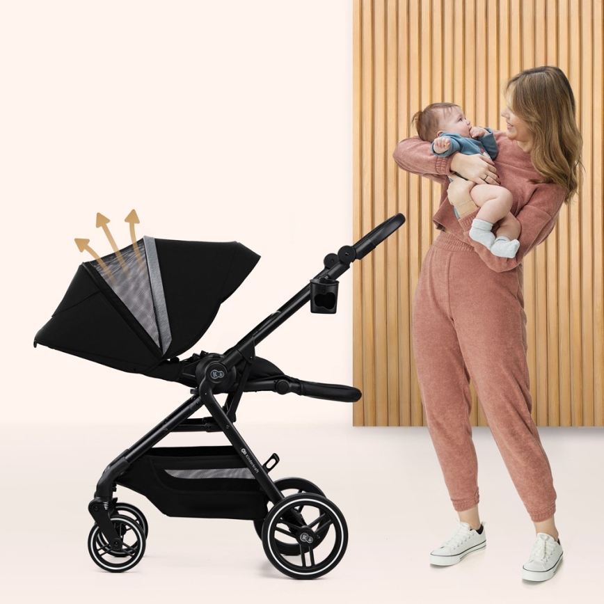 KINDERKRAFT SELECT - Kinderwagen YOXI Pure schwarz