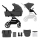 KINDERKRAFT SELECT - Kombi-Kinderwagen 2in1 YOXI Moonlight grau