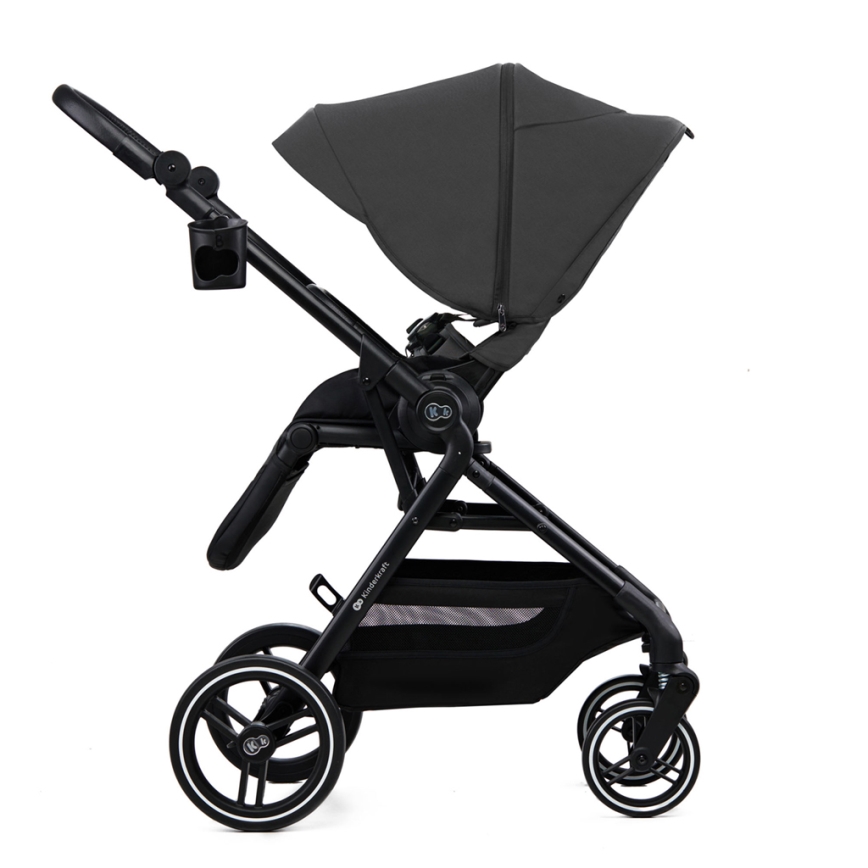 KINDERKRAFT SELECT - Kombi-Kinderwagen 2in1 YOXI Moonlight grau