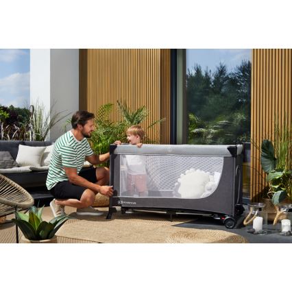 KINDERKRAFT SELECT - Reisebettchen LEODY grau
