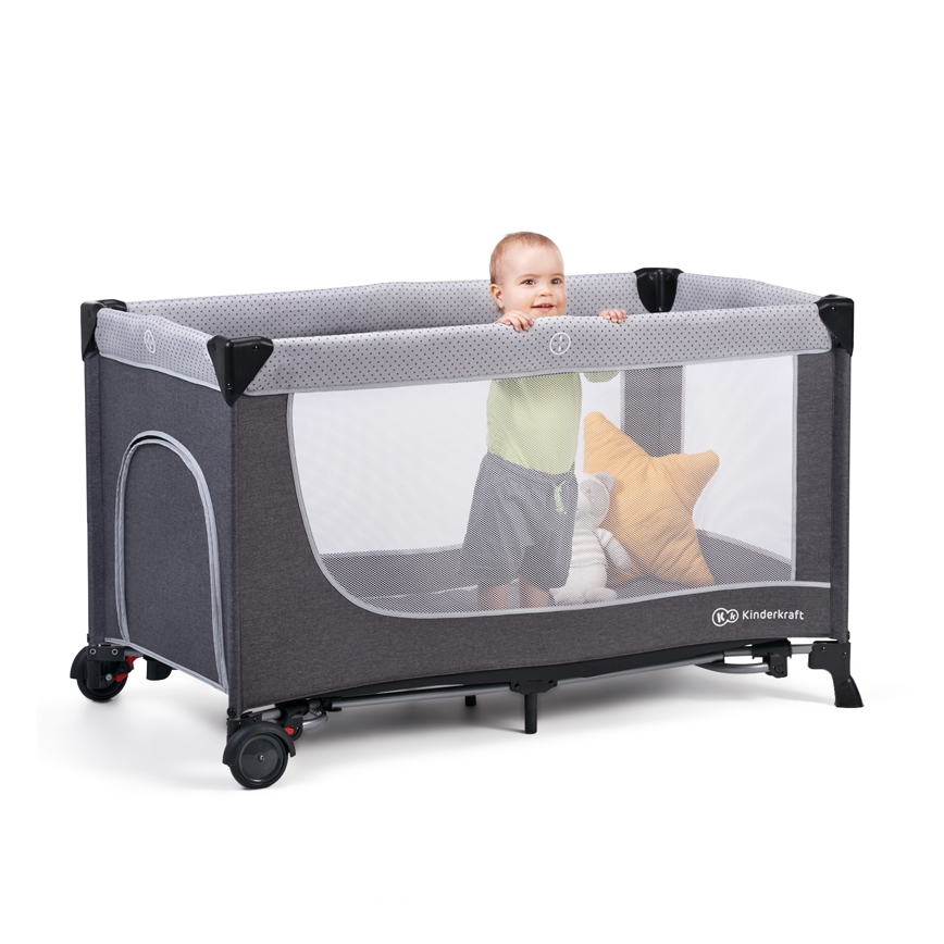 KINDERKRAFT SELECT - Reisebettchen LEODY grau
