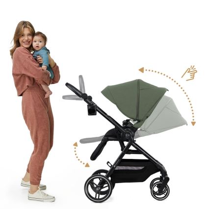 KINDERKRAFT SELECT - Sportkinderwagen YOXI Mystic Green