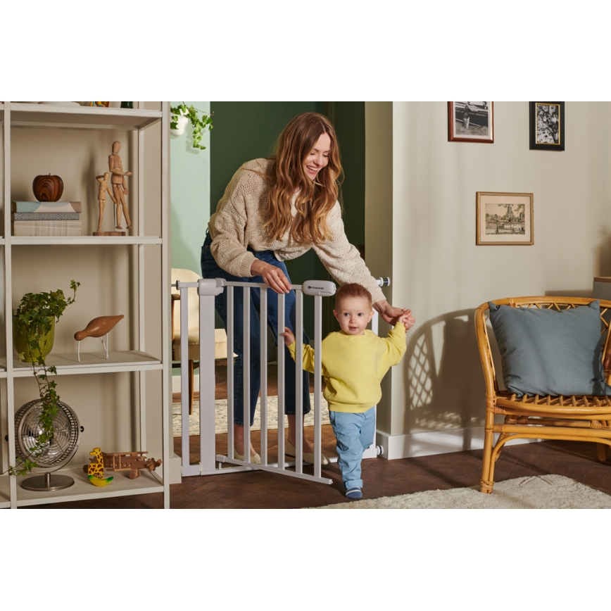 KINDERKRAFT - Sicherheitsbarriere LOCK&GO 75-103 cm weiß