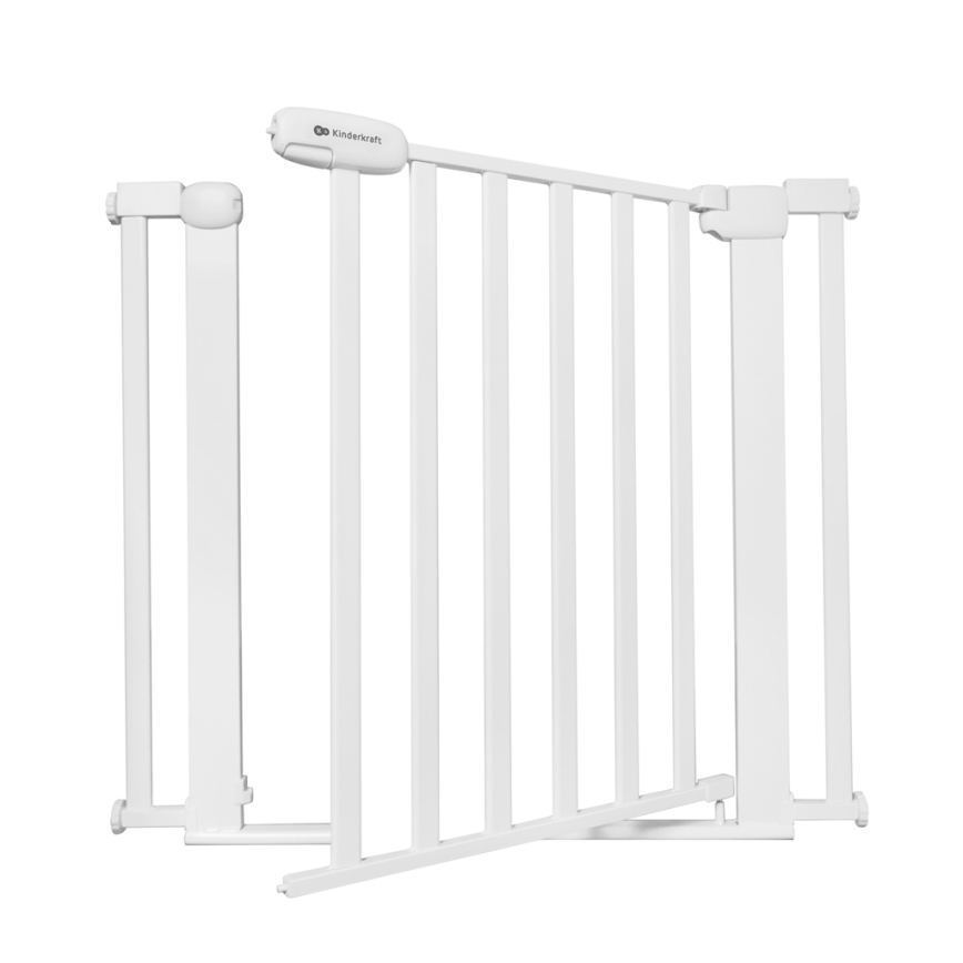 KINDERKRAFT - Sicherheitsbarriere LOCK&GO 75-103 cm weiß