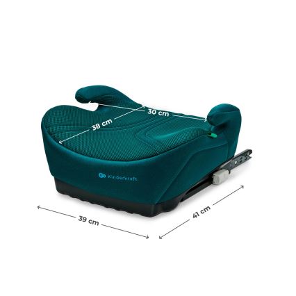 KINDERKRAFT - Sitzerhöhung für das Auto I-BOOST 2 PRO i-Size 125–150 cm türkis