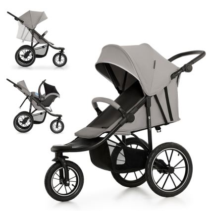 KINDERKRAFT - Sportkinderwagen HELSI2 grau