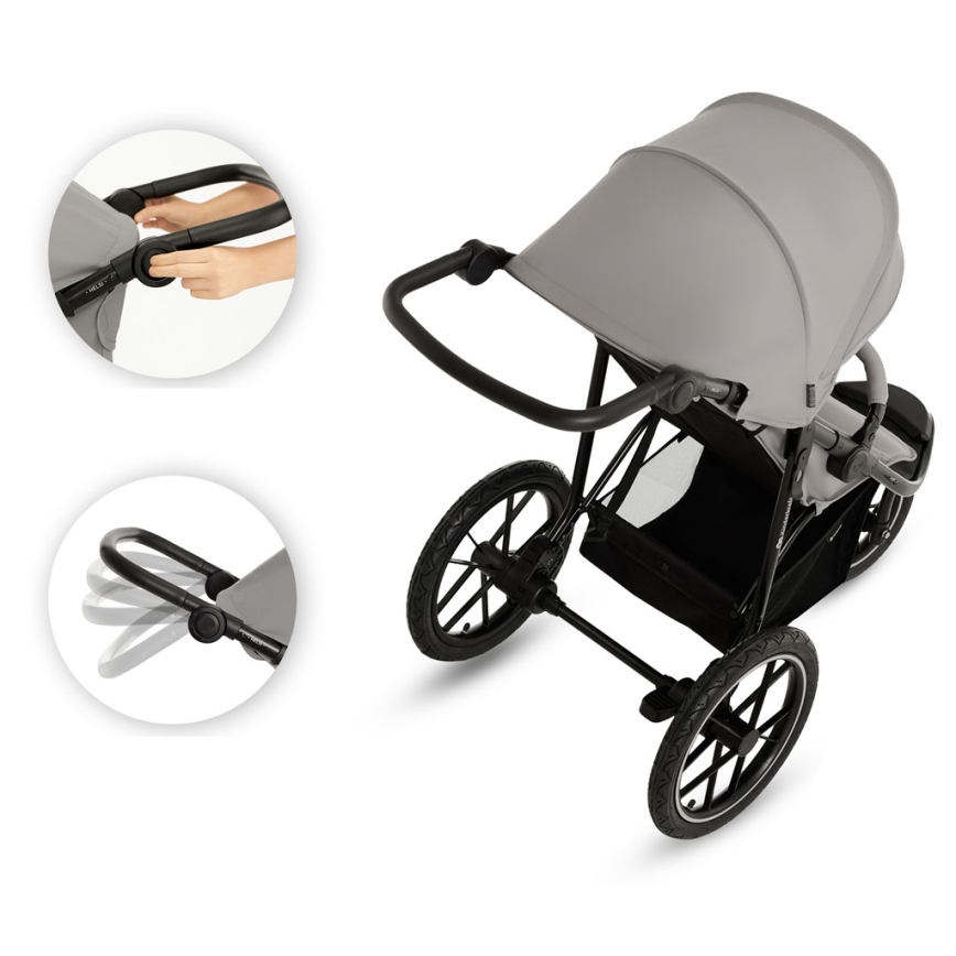 KINDERKRAFT - Sportkinderwagen HELSI2 grau